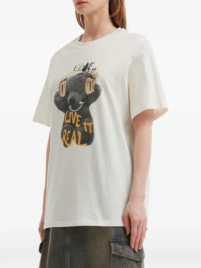 Izzue Graphic T-shirt In Yellow
