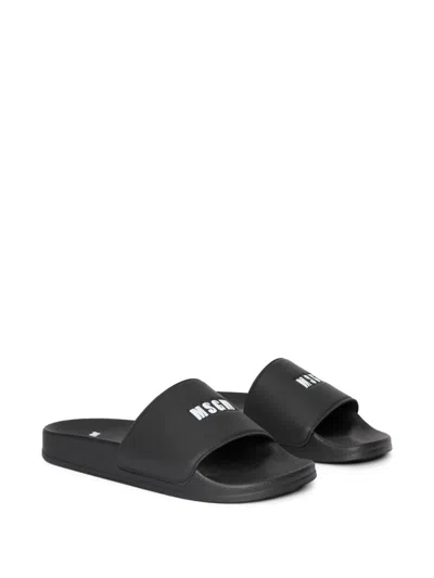 Msgm Logo Slides In Black