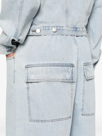 Entire Studios Spar Pocket Elasticated Shorts In Blue