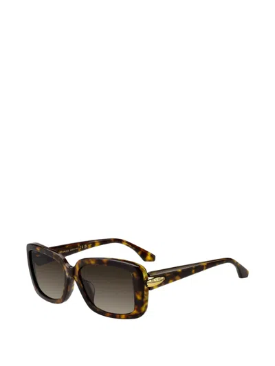 Etro Rectangle-frame Sunglasses In Brown