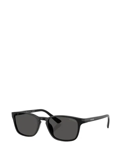 Prada Rectangle-frame Sunglasses In Black