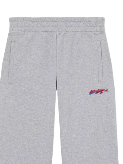 Off-white Shadow Cuff Sweatpants In Gray
