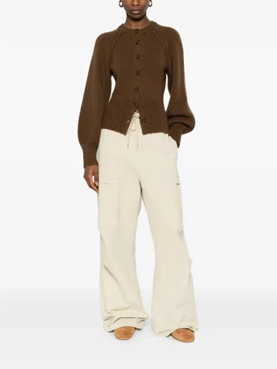 Entire Studios Barren Drawstring Cargo Pants In Neutral