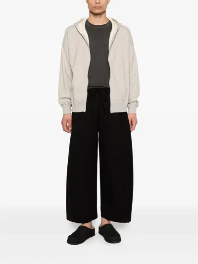 Entire Studios Loft Drawstring Trousers In Black