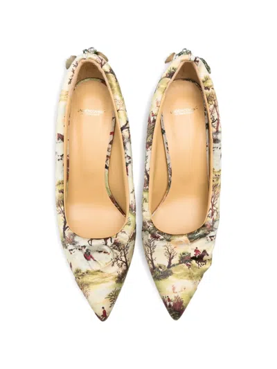 Undercover Beaded-embellishment Printed Pumps In Multi