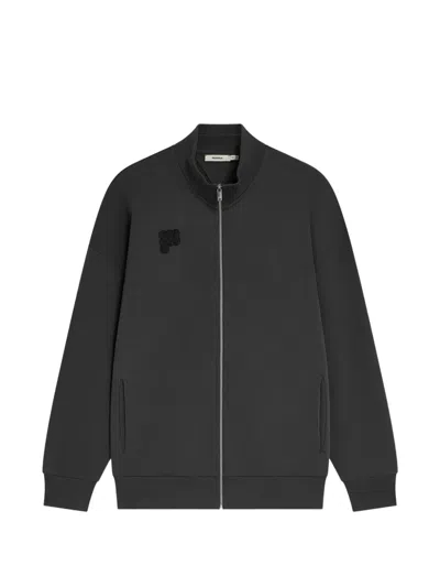 Pangaia Zip-up Sweatshirt In Black