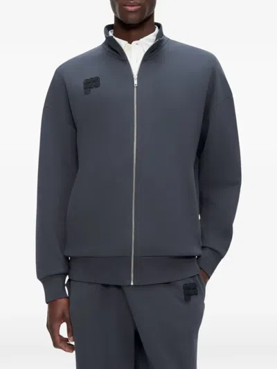 Pangaia Zip-up Sweatshirt In Black