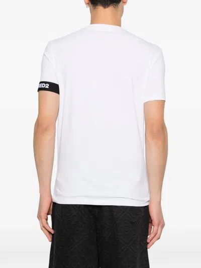 Dsquared2 Logo-patch T-shirt In White