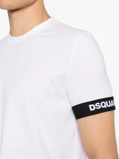Dsquared2 Logo-patch T-shirt In White