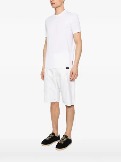 Dsquared2 Logo-patch T-shirt In White
