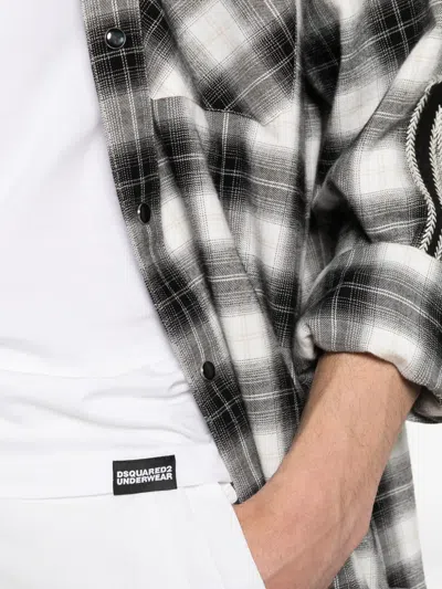 Dsquared2 Logo-patch T-shirt In White