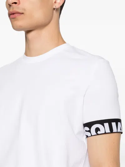 Dsquared2 Logo-patch T-shirt In White