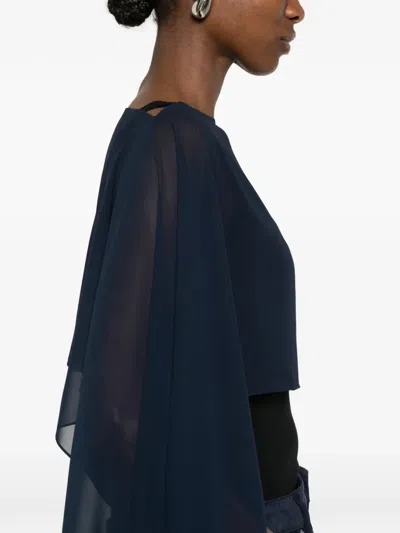 Gianluca Capannolo Sheer Scarf In Blue