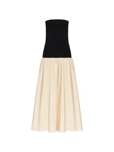 By Malene Birger Marc Organic Cotton Maxi Dress In Neutral