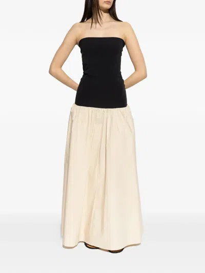 By Malene Birger Marc Organic Cotton Maxi Dress In Neutral
