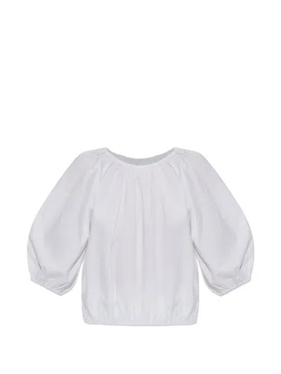 By Malene Birger Lelow Organic Cotton Blouse In White