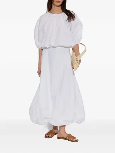 By Malene Birger Lelow Organic Cotton Blouse In White