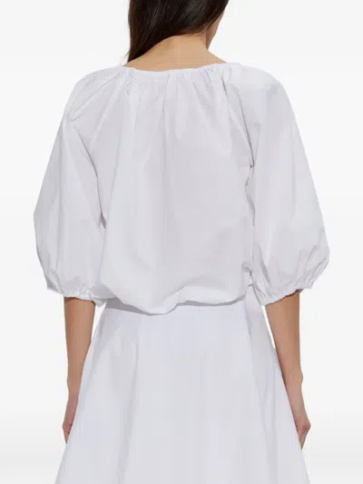 By Malene Birger Lelow Organic Cotton Blouse In White