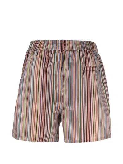 Paul Smith Signature Stripe Swim Shorts In Multi