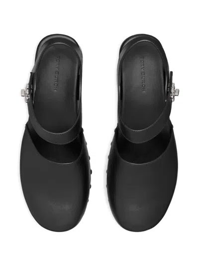 Tory Burch Turnlock Clogs In Black