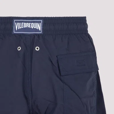 Vilebrequin Recycled Nylon Swim Shorts With Elastic Waistband In Blue