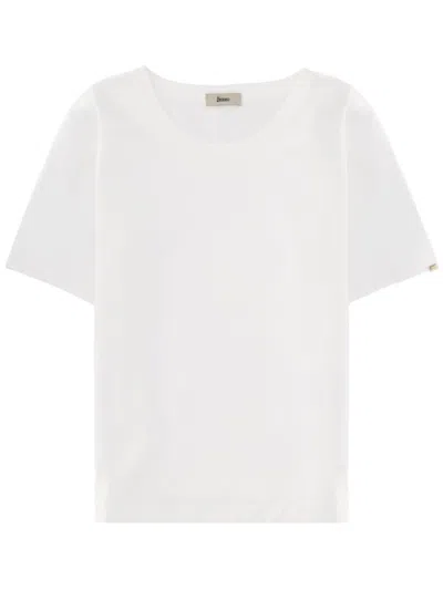 Herno Cotton T-shirt In White