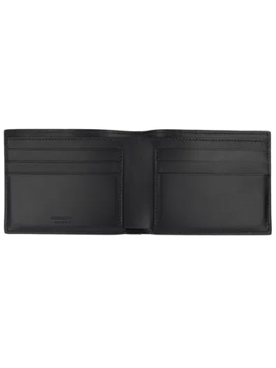 Ferragamo Hooks Wallet In Black