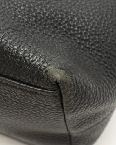 Prada Vitello Phenix Hobo Bag In Black