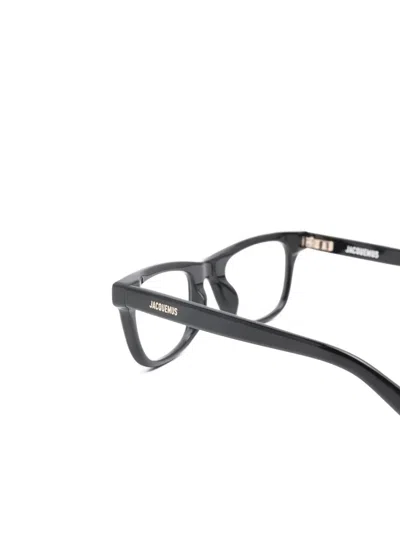 Jacquemus Square-frame Glasses In Black