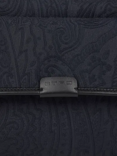 Etro メッセンジャーケース In Blue