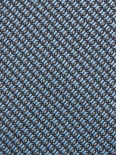 Zegna Geometric-patterned Jacquard Tie In Multi