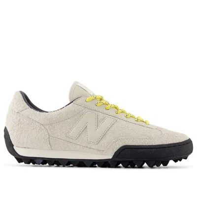 New Balance Mens Star Burst Sea Salt Gator Run Suede Trainers In White