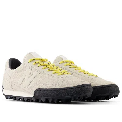 New Balance Mens Star Burst Sea Salt Gator Run Suede Trainers In White