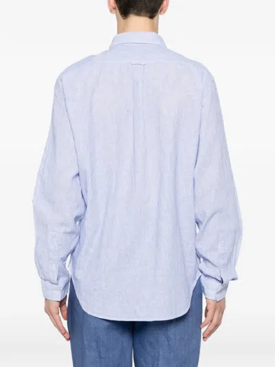 Woolrich Button-up Shirt In Blue