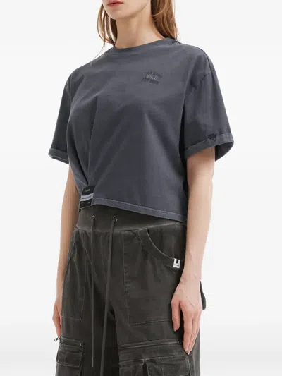 Izzue Rolled-sleeve Twisted T-shirt In Multi