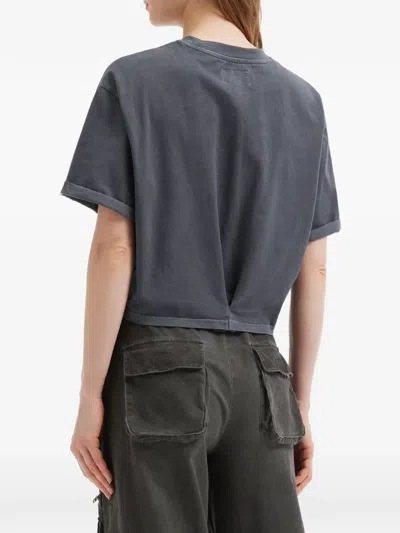 Izzue Rolled-sleeve Twisted T-shirt In Multi