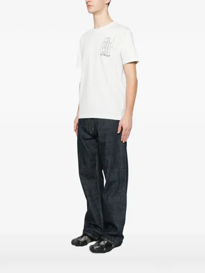 Off-white Logo-print T-shirt In White