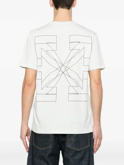 Off-white Logo-print T-shirt In White