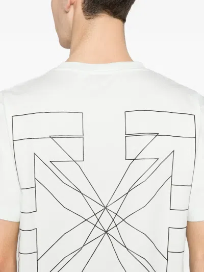 Off-white Logo-print T-shirt In White