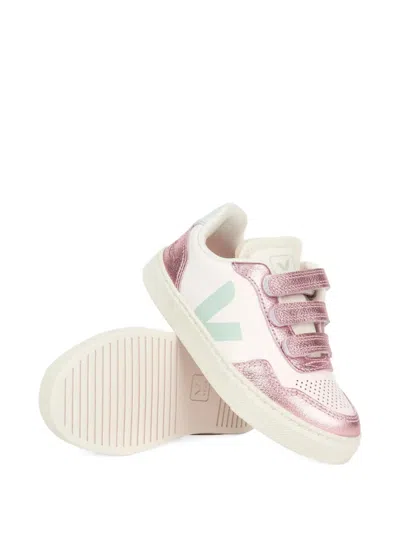 Veja Glitter Strap Sneakers In Multi