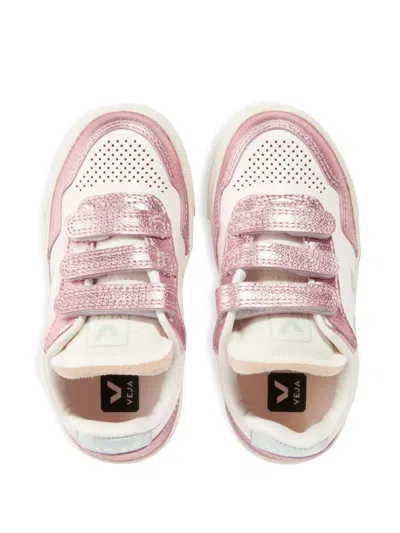 Veja Glitter Strap Sneakers In Multi