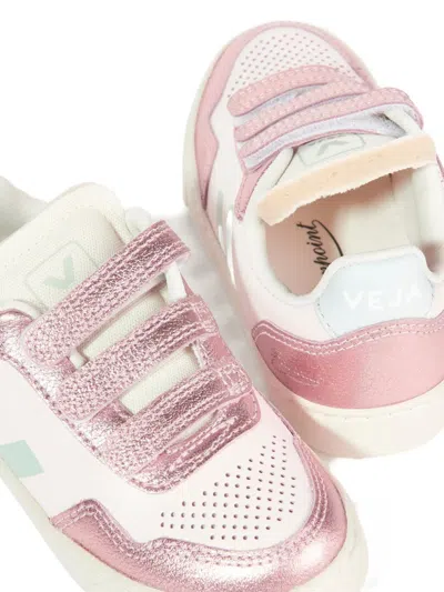 Veja Glitter Strap Sneakers In Multi