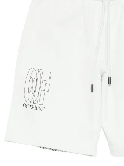 Off-white Drawstring Shorts In White