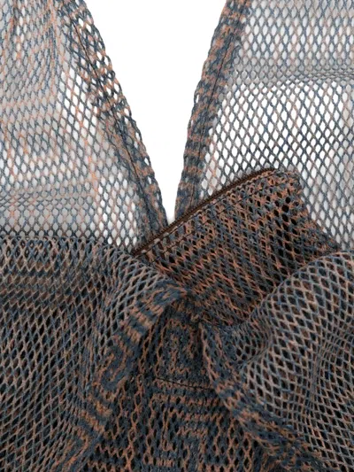 Epice Pattern Tote Bag In Blue