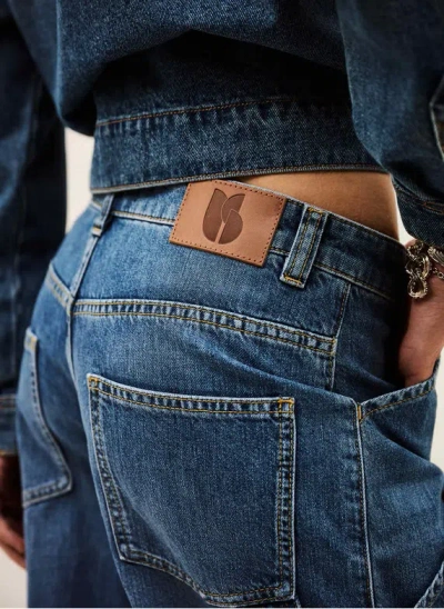 Bash Button-up Pocket Jeans In Blue