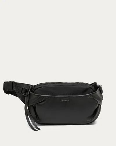 Aimee Seeker Leather Sling Bag In Black