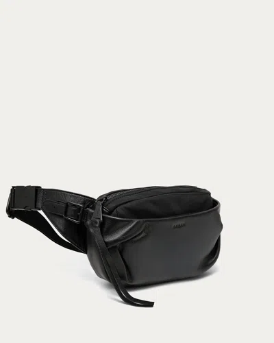 Aimee Seeker Leather Sling Bag In Black