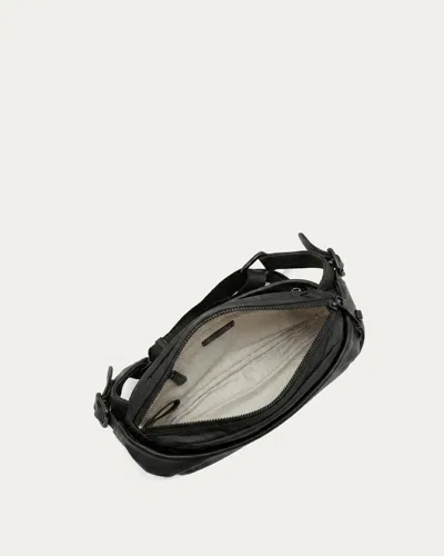 Aimee Seeker Leather Sling Bag In Black