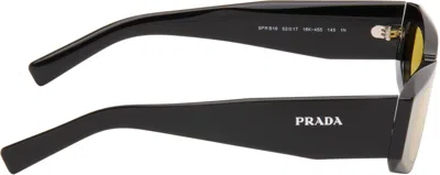 Prada Black ' Symbole' Sunglasses In Multi