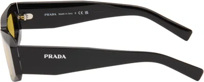 Prada Black ' Symbole' Sunglasses In Multi